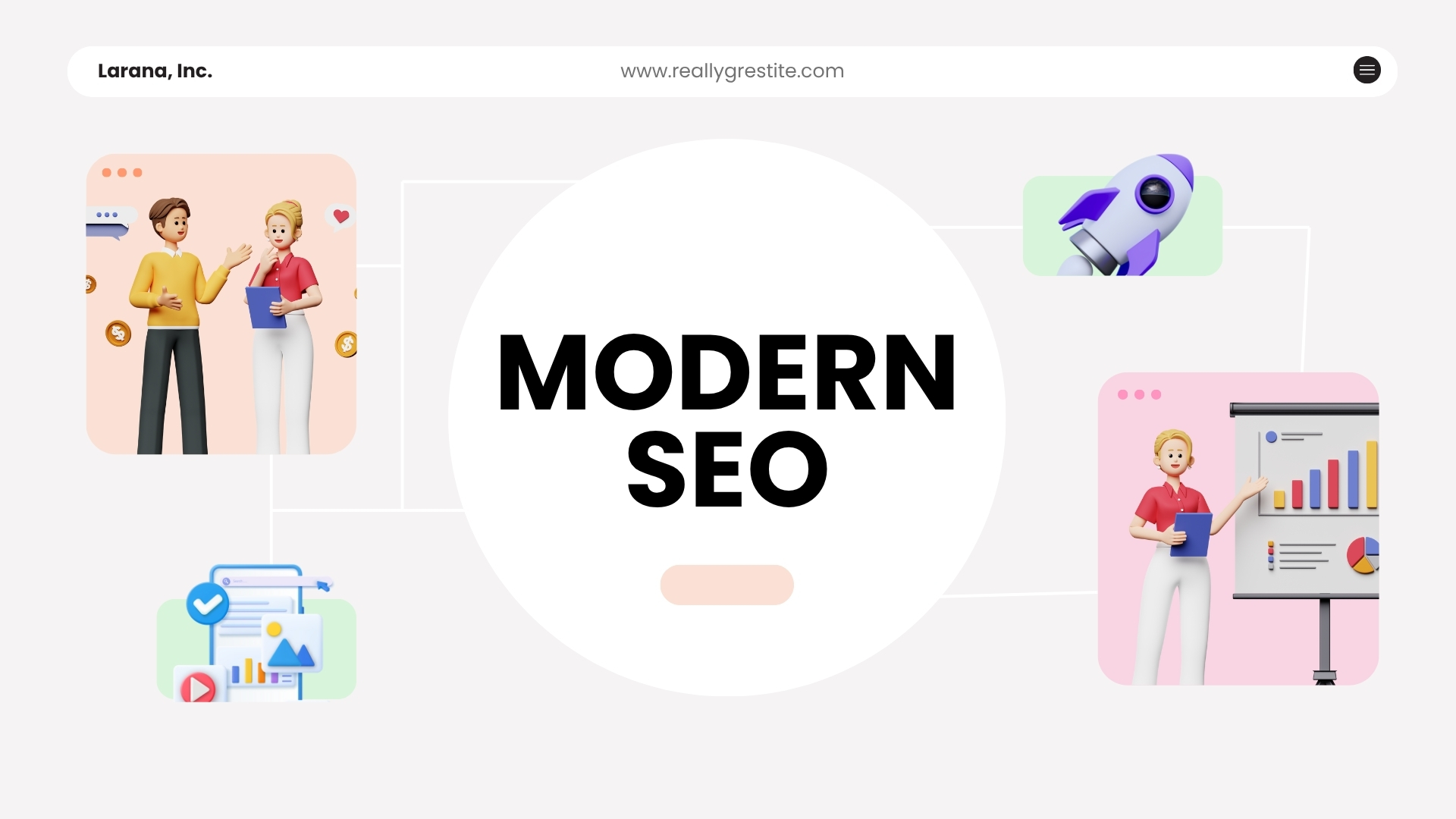 gray pink 3d modern seo presentation gray pink 3d modern seo presentation