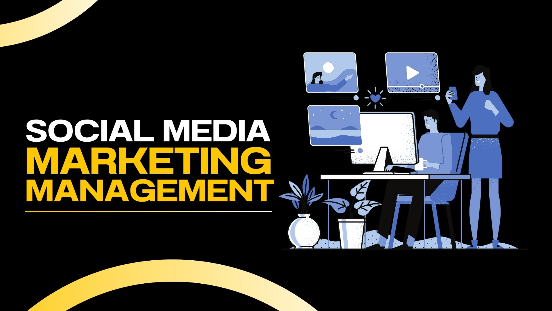 purple and yellow modern social media marketing presentation (1) purple and yellow modern social media marketing presentation (1)